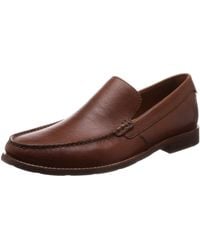 Clarks - Pace Barnes S Casual Formal Slip On Leather Loafer Shoes Uk 8 / Eu 42 - Lyst