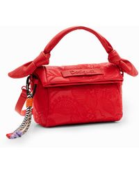 Desigual - Xs Embroidered Floral Bag - Lyst