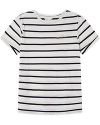 Springfield - Camiseta Azul L - Lyst