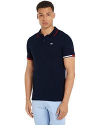 Tommy Hilfiger - Tommy Jeans Tjm Reg Flag Cuffs Polo S/s Polos - Lyst