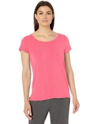 Amazon Essentials Relaxed Short-sleeve Sleep T-shirt - Pink