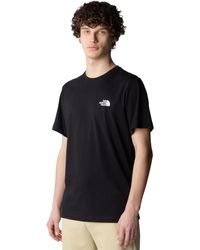 The North Face - Shirt- Standard Fit Tee - Crew Neck - Tnf - Lyst