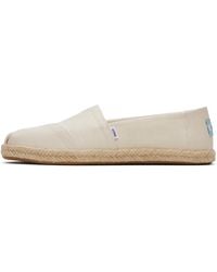 TOMS - , Alpargata Rope Recycled Espadrille Slip-on Natural 7.5 M - Lyst