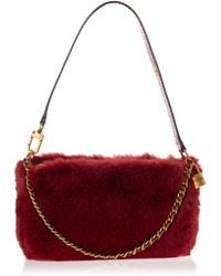 Guess - Katey Luxe Mini Top Zip Shoulder Bag Merlot - Lyst
