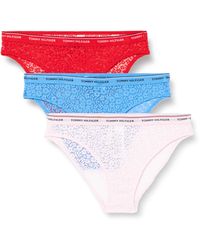Tommy Hilfiger - Pack de 3 Braguitas Tipo Bikini con Encaje para Mujer - Lyst