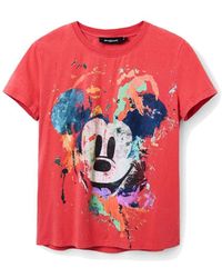 Desigual - TS_Mickey Crash Camiseta - Lyst