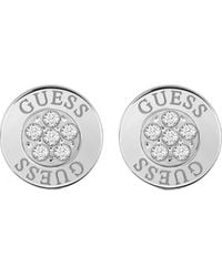 Guess - Orecchini da donna in Acciaio inossidabile con Zirconia cubica - Lyst