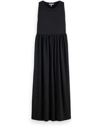 Scotch & Soda - Tank Jersey midi Casual Dress - Lyst