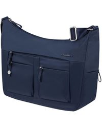 Samsonite - Move 4.0 Shoulder Bag M With 2 Compartments 33 Cm Dark Blue - Lyst