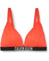 Calvin Klein - Top Bikini a Triangolo Donna senza Ferretto - Lyst
