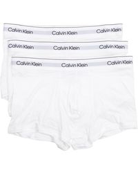 Calvin Klein - , , Trunk 3Pk 000NB3963A, White - Lyst