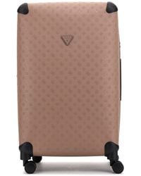 Guess - Trolley Wilder 28 IN 8-Wheeler Dark Taupe Logo 77cm - Lyst