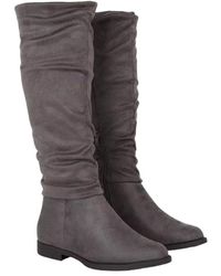 Dorothy Perkins - Karina Flat Ruched Boots - Lyst