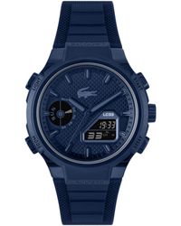 Lacoste - Digitale da Uomo Collezione LC33 con Cinturino in Silicone Blu Navy - Lyst