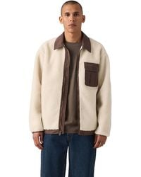 Levi's - Joonie Sherpa Oatmeal Jacket - Lyst