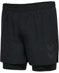 Hummel - Hmlmt Force 2 In 1 Shorts Yoga Mit Beecool Technologie Mit Recyceltes Polyester - Lyst
