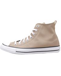 Converse - Taylor All Star Classic Trainers Ctas Hi Khaki Oat Sneakers Shoes Uk 8 - Lyst