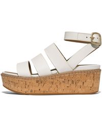 Fitflop - Eloise Strappy Wedge S Wedge Urban White - Lyst