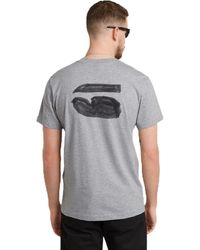 G-Star RAW - Burger Back Print R T Camiseta - Lyst