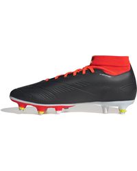 adidas - Chaussures de football Predator League Sock SG Solar Energy Noir/blanc Rouge 45 1/3 - Lyst