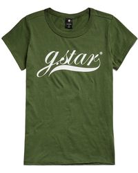 G-Star RAW - Graphic STM 1 Slim r s wmn T-Shirt - Lyst