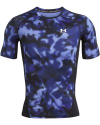 Under Armour - Heatgear Kurzarm-Oberteil Mit Aufdruck Für Herren Starlight / Weiß - Lyst
