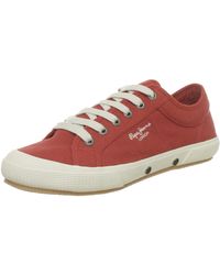 Pepe Jeans - Bump Red Fashion Trainer Pfs30680 9.5 Uk - Lyst
