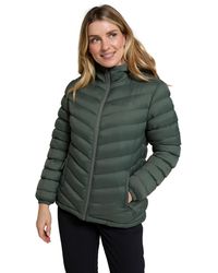 Mountain Warehouse - Fleece Lined & Lightweight Puffer Coat With Central Zip - Best For Autumn - Lyst