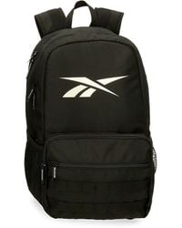 Reebok - Malden Backpack Double Compartment Black 33x45x16cm Polyester 23.76l By Joumma Bags - Lyst