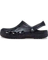 Crocs™ - Baya Glitter Clog Black Size 7 Uk / 8 Uk - Lyst