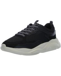 HUGO - Running Style Mix Material Sneakers - Lyst