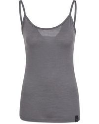 Mountain Warehouse Merino Womens Cami Tank Top - Isotherm, Breathable, Lightweight, Ladies Baselayer - Best For Winter Camping, - Grey