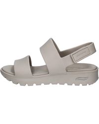 Skechers - 111380 Arch Fit Footsteps Day Dream Ladies Natural Eva Arch Support Touch Fastening Sandals - Lyst