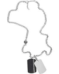 DIESEL Silver Necklace Dx1040040 - Metallic