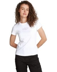 Calvin Klein - Outlined Ck Slim Tee J20j223625 S/s T-shirt - Lyst