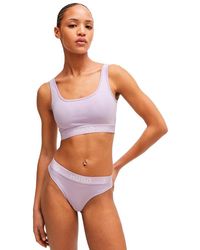 HUGO - Bralette Sporty Logo Bralet - Lyst