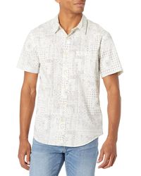 Lucky Brand - Mens Short Sleeve Up One Pocket San Gabriel Button Down Shirt - Lyst