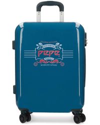 Valise Trolley Cabine rigide Pepe Jeans Luggage Classic Blanche