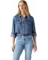Levi's - Doreen Utility Magliette in Tessuto - Lyst