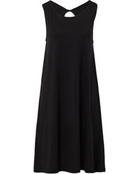 S.oliver - Kurzes Kleid mit Cut-Out-Detail schwarz 38 - Lyst