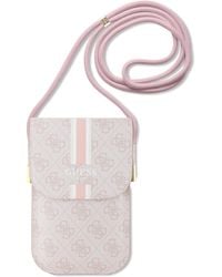Guess - Tasche GUOWBP4RPSP Rosa 4G Stripes - Lyst