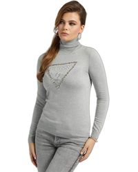 Guess - Long-sleeve High Neck Sweater Noemi - Lyst