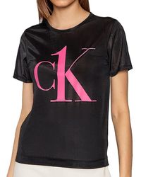 Calvin Klein - Calvin Klein Crew Neck T-shirt Black - Lyst