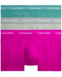 Calvin Klein - Boxer Lot De 3 Caleçon Taille Basse Coton Stretch - Lyst