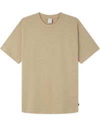 Springfield - Textured Plain SS T-Shirt. 100% BCI Cotton Camiseta De Algodón - Lyst