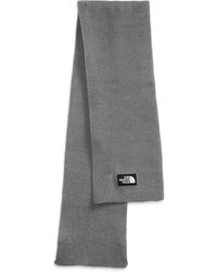 The North Face - NF0A7RJ2DYY1 TNF LOGO BOX SCARF Sciarpa Uomo TNF MEDIUM GREY HEATHER Taglia OS - Lyst