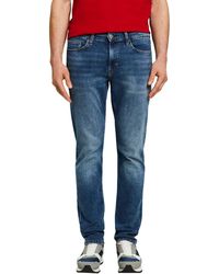 Esprit - Jeans mit schmaler Passform und mittelhohem Bund - Lyst