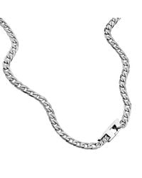 DIESEL - Collana a catena da uomo in acciaio - Lyst