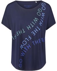 Betty Barclay - Oversize-Shirt mit V-Ausschnitt Blau/Blau,XXL - Lyst