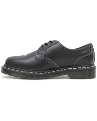 Dr. Martens - 1461 Ga Wanama Leather Black Shoes 4 Uk - Lyst